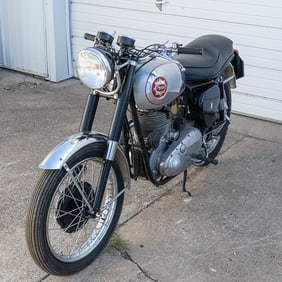 *1957 BSA CB34GS Gold Star Motorcycle