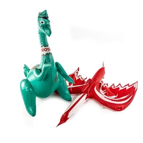 Sinclair & Pure Oil Blow Up Promo Toys