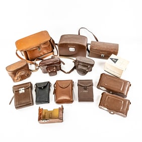 Lot of Camera Cases Bell & Howell, Leitz