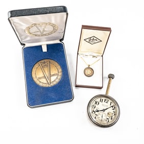 Waltham 8 Day Automotive Mechanical Clock & More