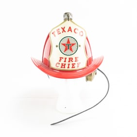 1960's Texaco Child's Fire Chief Helmet