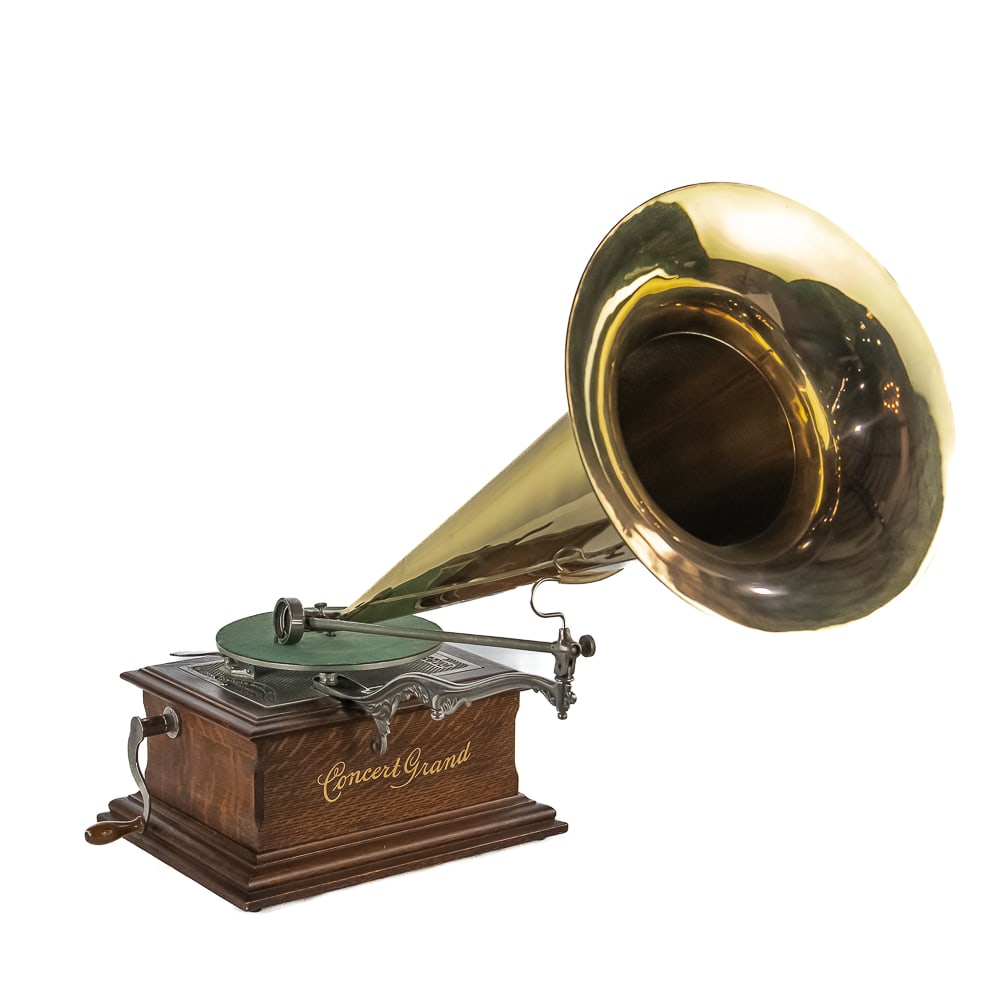 Zonophone Concert Grand Disc Horn Phono (1 of 20)