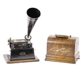 Edison Black Gem Cylinder Phonograph