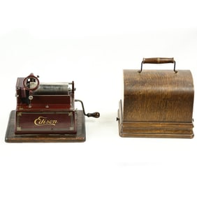 Edison Maroon Gem Cylinder Phonograph