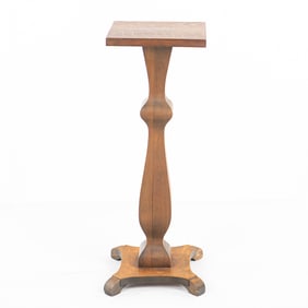 34" Oak Pedestal