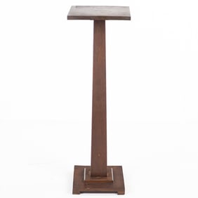 36" Oak Pedestal