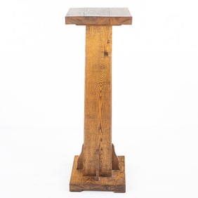 45" Oak Pedestal