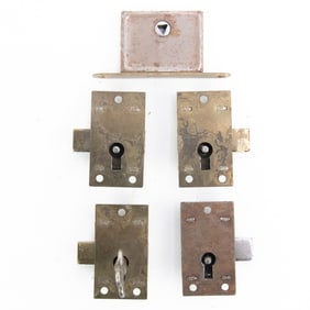 Lot of Phonograph or Music Cabinet Locks