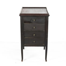 Browns 4-Drawer Mahogany Disc Record Cabinet