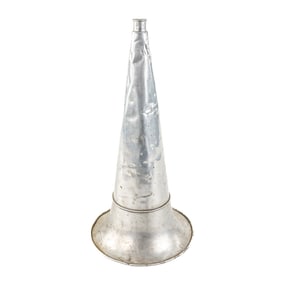 Aluminum Columbia Cylinder Phonograph Horn