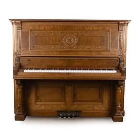 1905 Wing & Sons Pedal Upright Grand Piano Type 29