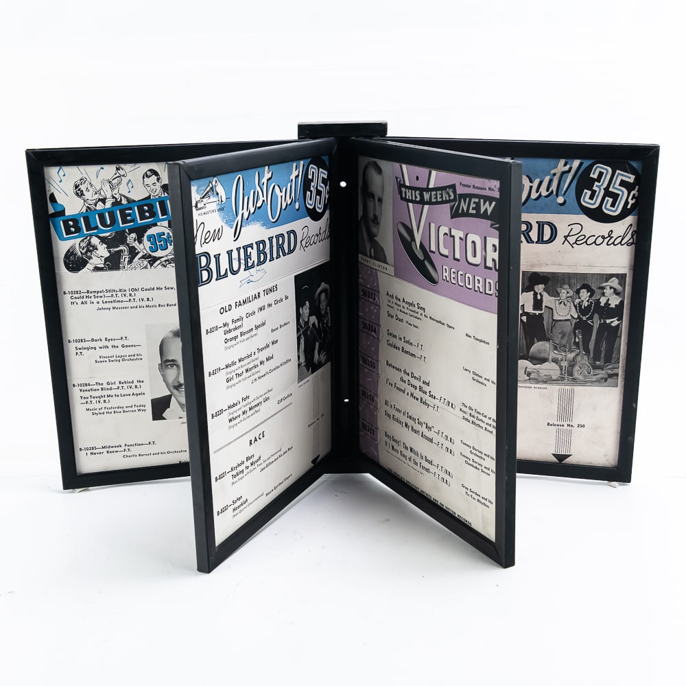 Wall Mounted Music Store Record Ad Display (1 of 8)