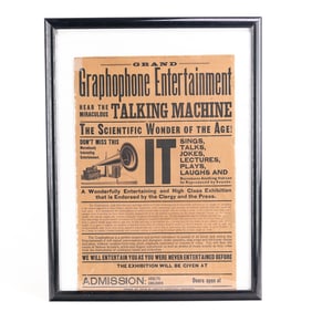 Grand Graphophone Smyth Co. Advertising Poster