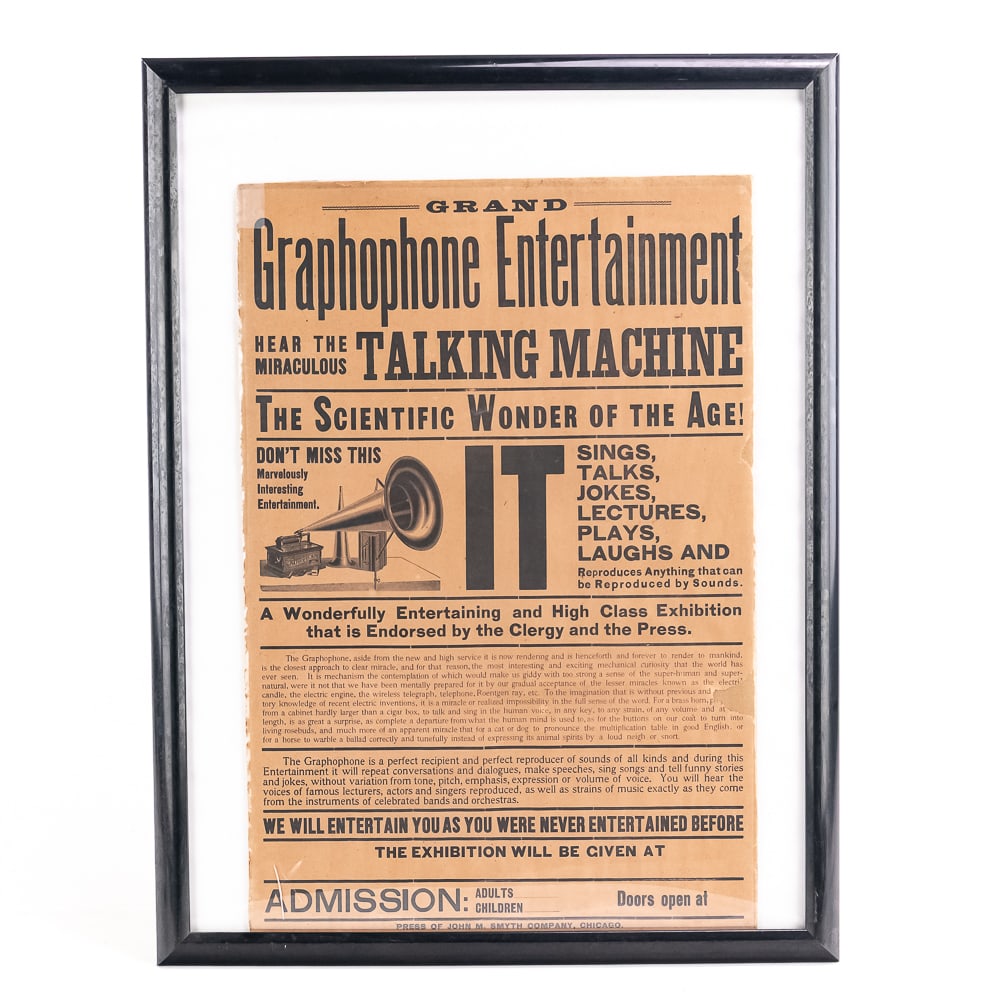 Grand Graphophone Smyth Co. Advertising Poster (1 of 6)
