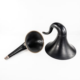 (2) Antique Radio Horns