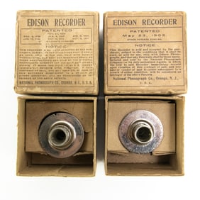 (2) Edison Recorders