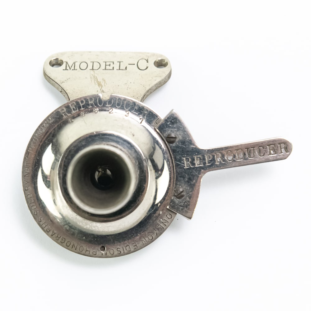 Edison Model C Cyl Phono Reproducer W / Arm (1 of 5)