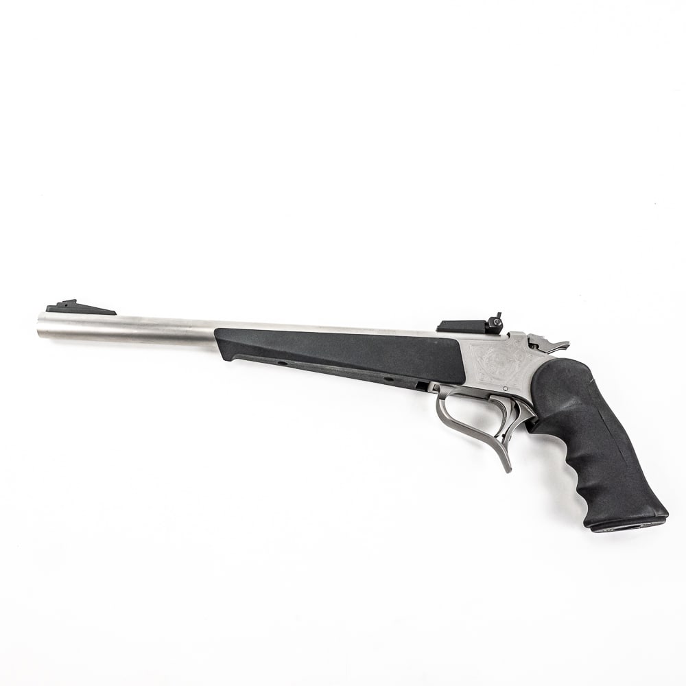 T/C Contender Super 14 .223rem 14" Pistol S5443: T/C Contender Super 14 .223rem 14" Pistol in very good condition with minor wear. The bore is excellent. S/N:S5443