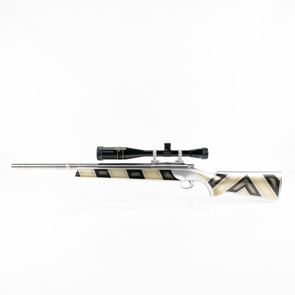 Hall Custom Target 6PPC .262 Benchrest Rifle 224: Hall Custom Target 6PPC .262 Benchrest Rifle in excellent condition. HEAVY barrel w/ excellent barrel. Fluted bolt. Leupold 36x Benchrest scope with AO. Benchrest, custom painted full floated stock. 1