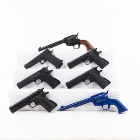 7 Resin Replica/ Movie Prop Handguns