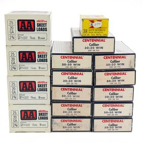 100rds 20g, 50rds 38Super 216rds 30-30