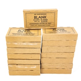 300rds Lake City M1909 BLANK Ammo