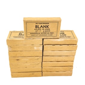 300rds Lake City M1909 BLANK Ammo