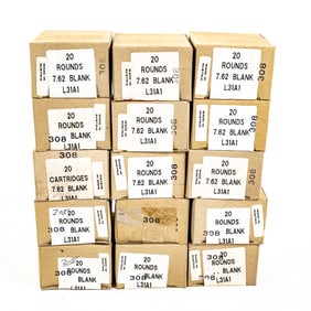 300 rds of L31A1 7.62/308 Blank Ammunition