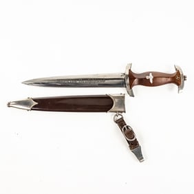 WWII SA Dagger, Scabbard and Hanger