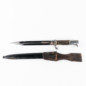 WW2 German K98 Parade Dress Stag Handle Bayonet