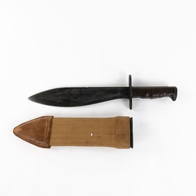 WWI M1918 Bolo Plumb PHILA Brauer Bros Sheath 1918