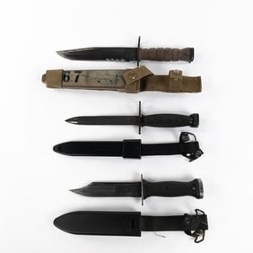 Modern USMC OKC 3S, USN SEALS MK3, Army M7 Bayonet