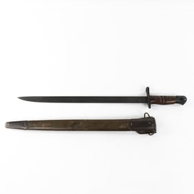 WWI-WWII M1917 Bayonet and Scabbard