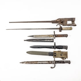 Group of 4 Mixed European Made Bayonets