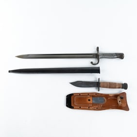 M1891 Mauser Bayonet and Ontario Pilots Knife