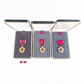 3 Vintage Legion of Merit Legionnaire medals