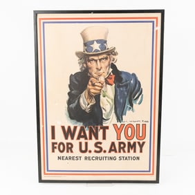 Reproduction Uncle Sam Recruiting Poster