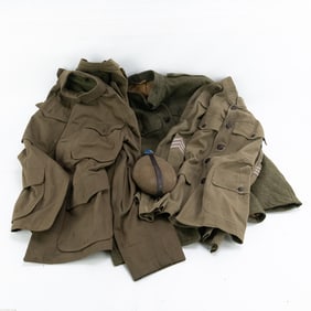 M1909/M1910/M1917 US Uniforms & WWI German Canteen