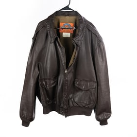 Vintage Cooper A-2 Bomber Jacket Goatskin Size 56L