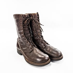 WWII US Army Paratrooper Jump Boots-Early Brown
