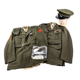 Vietnam War, USMC Service Alpha Uniforms, Shrapnel