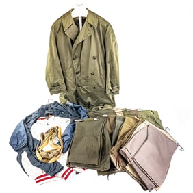 US WWII and Cold Warrior Trousers, Coats & Belts