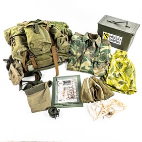 Vietnam War, Shirt, Rucksack, Ammo Box, Chute