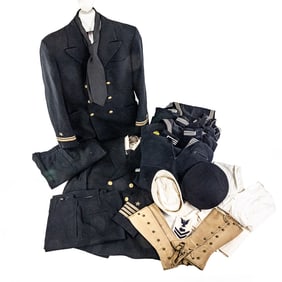 WWII US Navy Uniforms, Cracker Jack, Officers