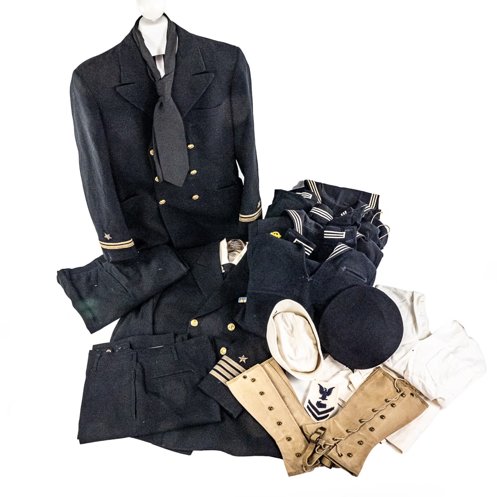WWII US Navy Uniforms, Cracker Jack, Officers (1 of 10)