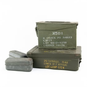 WWI & Cold War Containers-Bullets and Beans