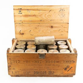 Crate of 75mm Blanks/Explosives-INERT