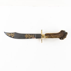 Italian Lepre Inox 15" "Scimitar style" Hunting Kn