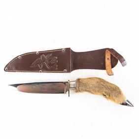 Italian Rosterei Deer Foot 11.5" Hunting Knife
