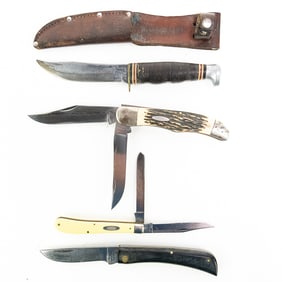 Vintage Blades- Kabar & Case